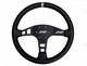 Polaris Ranger/General Leather Flat Steering Wheel by PRP Seats
